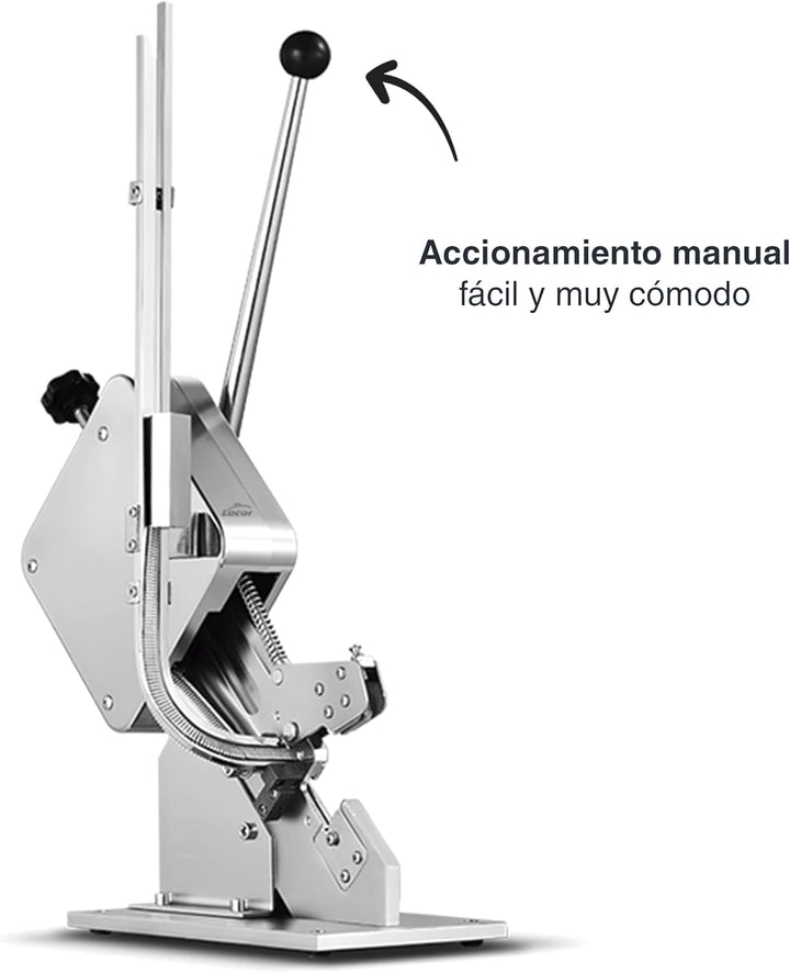 Lacor - 61200 - Clipmaschine für Lebensmittel, Wurstschneider, Heftgerät für Wurst, Edelstahl, Kapaz