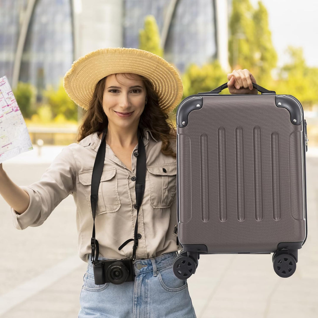 Koffer Suitcase Set, Trolley Reisekoffer, Rollkoffer Handgepäck, Kofferset, Gepäckset mit Rollen 360
