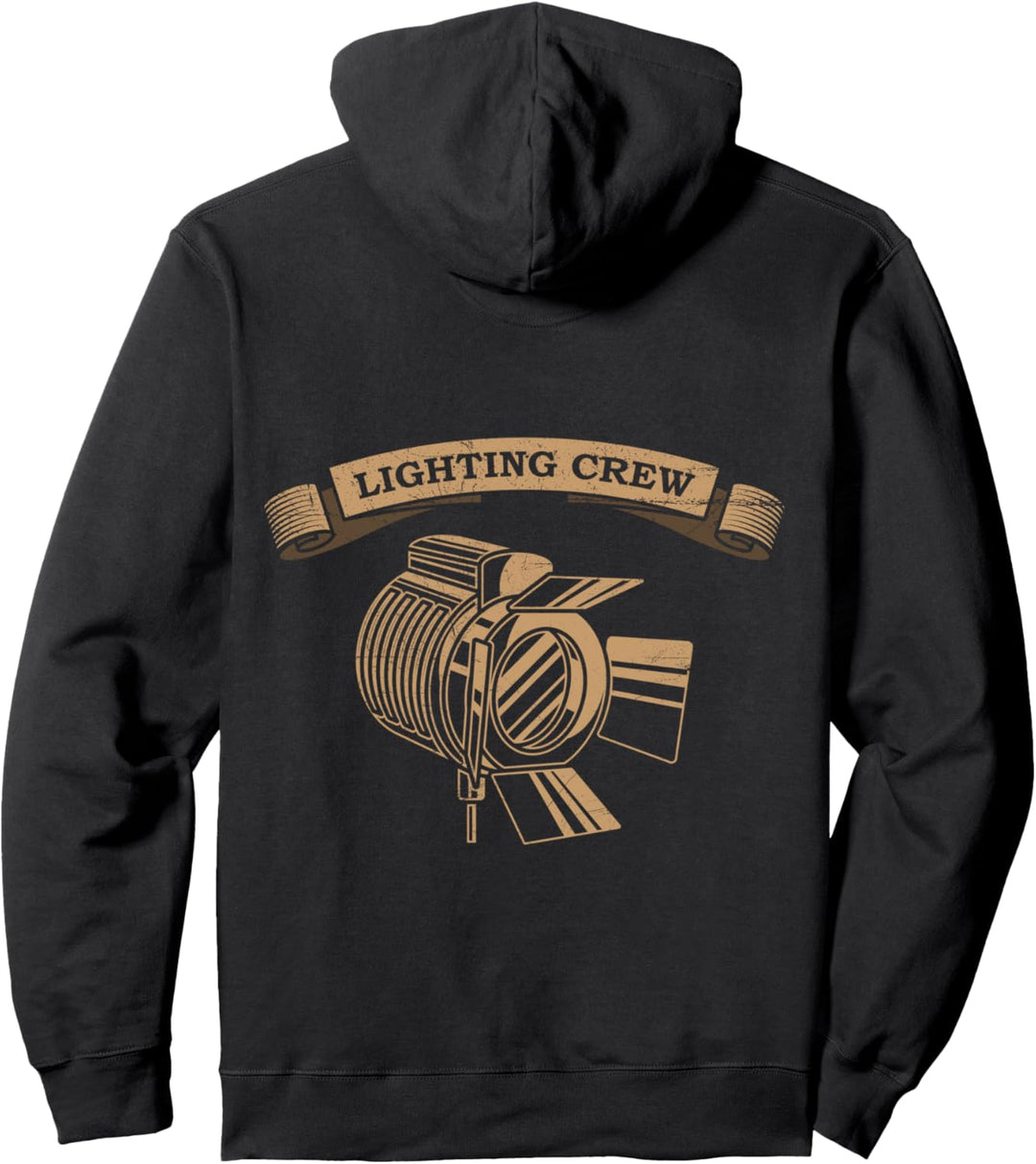 LIGHTING CREW Lichttechniker Veranstaltungstechniker Pullover Hoodie