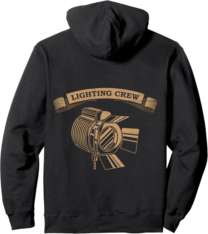 LIGHTING CREW Lichttechniker Veranstaltungstechniker Pullover Hoodie