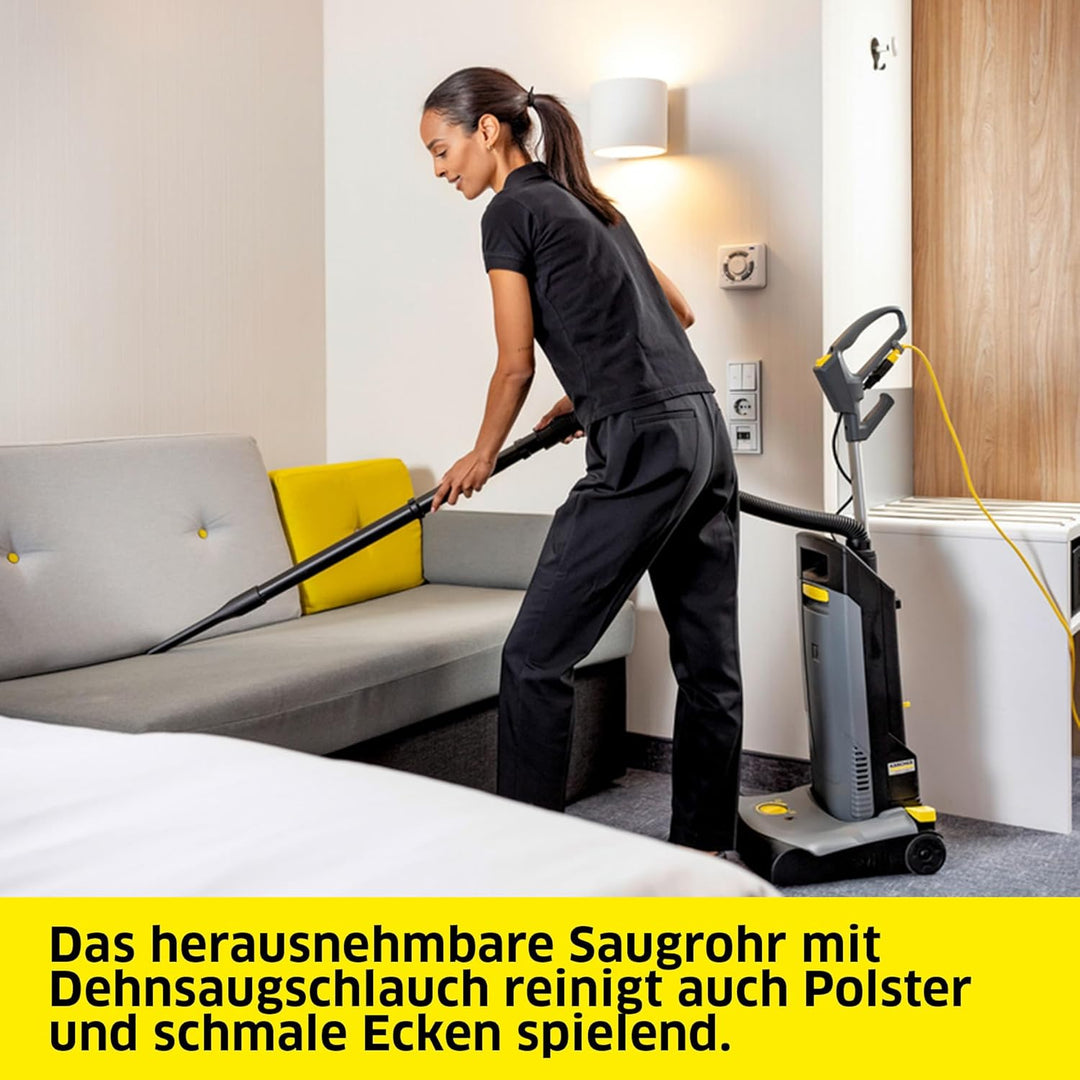 Kärcher Teppichbürstsauger CV 38/2 ADV, 20kPa Vakuum, 850 Watt Nennleistung, 38 cm Arbeitsbreite, 5,