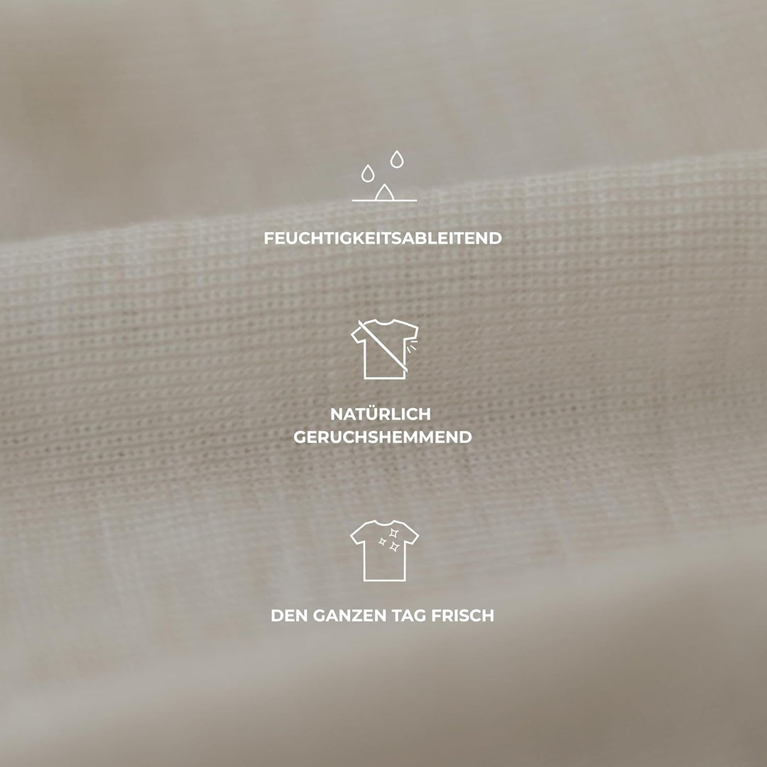 DILLING Damen Merino Wolle T-Shirt – Oberteil Aus 100% Bio Merinowolle – Atmungsaktives Kurzarmshirt