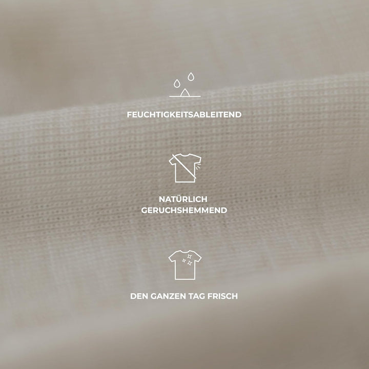 DILLING Damen Merino Wolle T-Shirt – Oberteil Aus 100% Bio Merinowolle – Atmungsaktives Kurzarmshirt