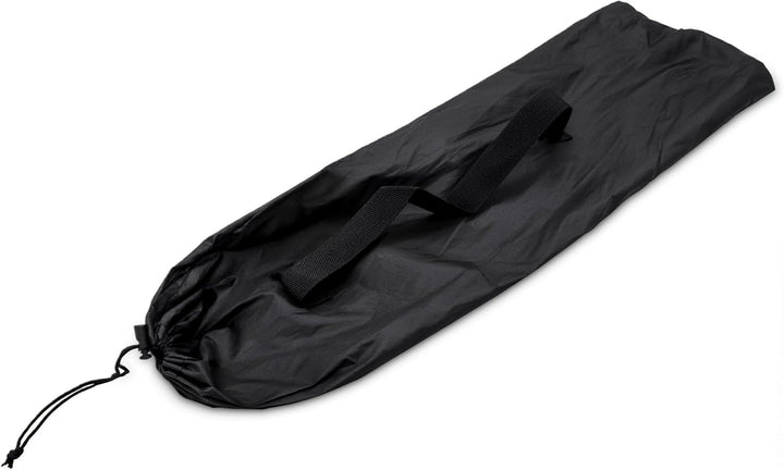 Camping Klapptisch schwarz mit Tragetasche - 56 x 40 cm - Universal Gartentisch mit einrollbarer Tis
