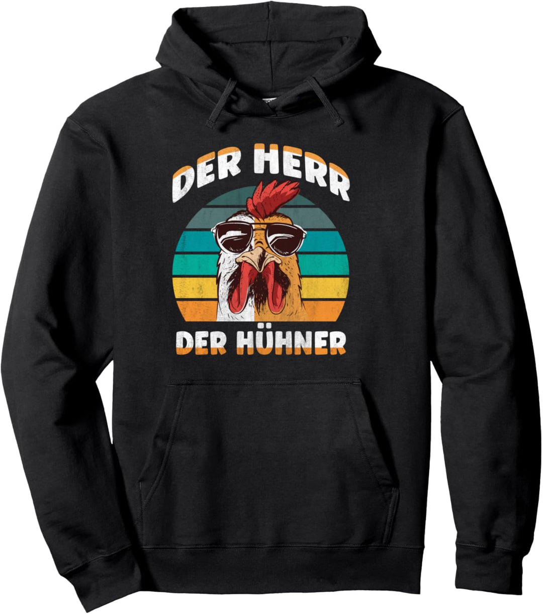 Der Herr der Hühner Landwirtschaft Huhn Vintage Design Pullover Hoodie