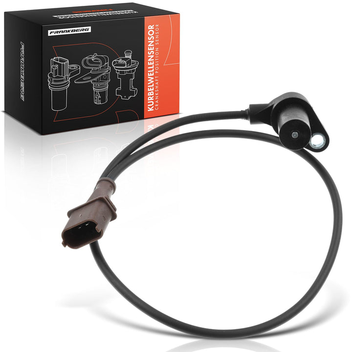 Frankberg Kurbelwellensensor Mit Kabel Kompatibel mit C-a-y-e-n-n-e 9PA 4.8L Benzin 2007-2010 955606