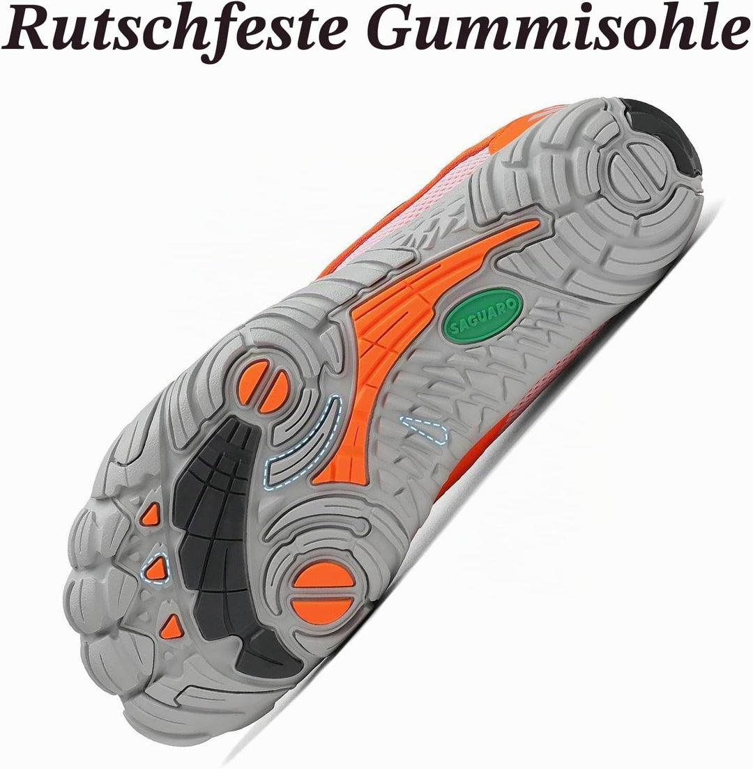 SAGUARO Unisex Barfussschuhe Traillaufschuhe Schnell Trocknend Wassersportschuhe, Gr. 36-47 36 EU Ka