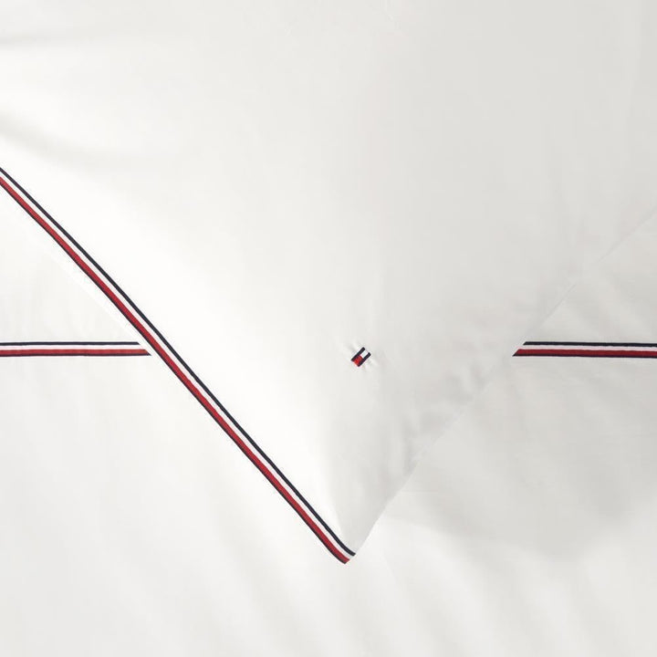 Tommy Hilfiger Bettwäsche Ribbon | White - 155 x 220