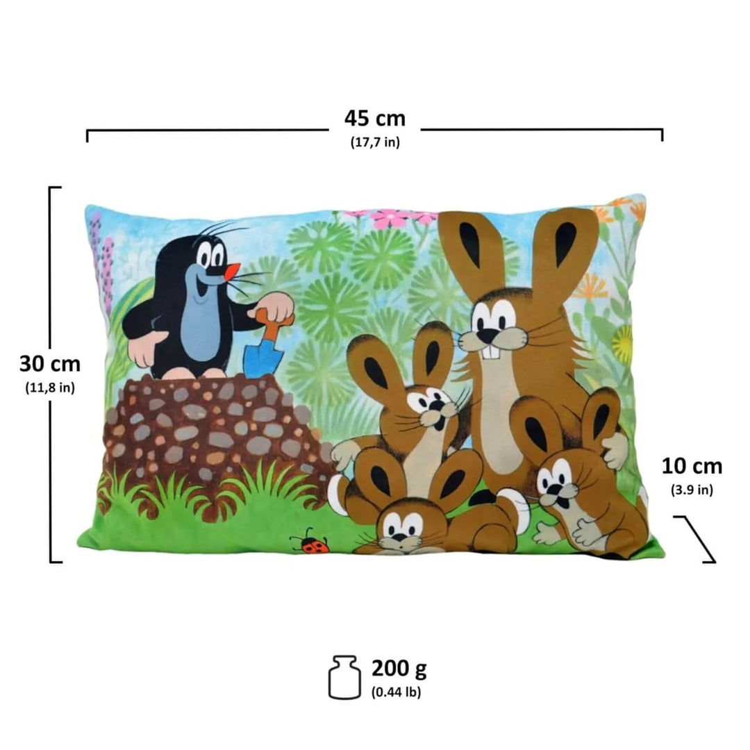 MU BRNO - Maulwurf, Kissen Hase 45x30 cm