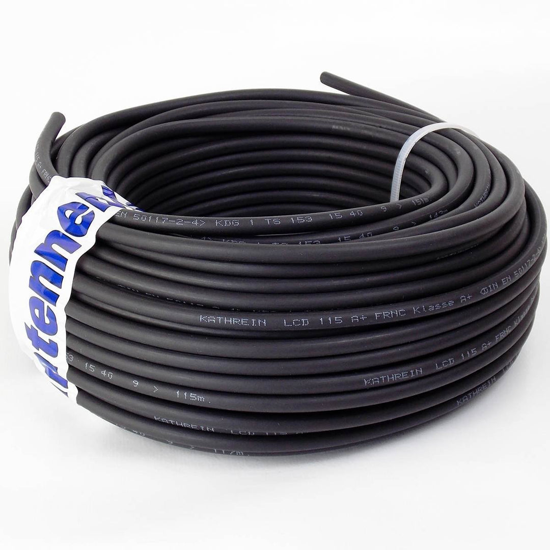 40 m (Meterware) Kathrein LCD 115 A+ Koax Kabel RG6 1,13/4,8/6,9 mm NEU: Class A+, schwarz, UV-stabi