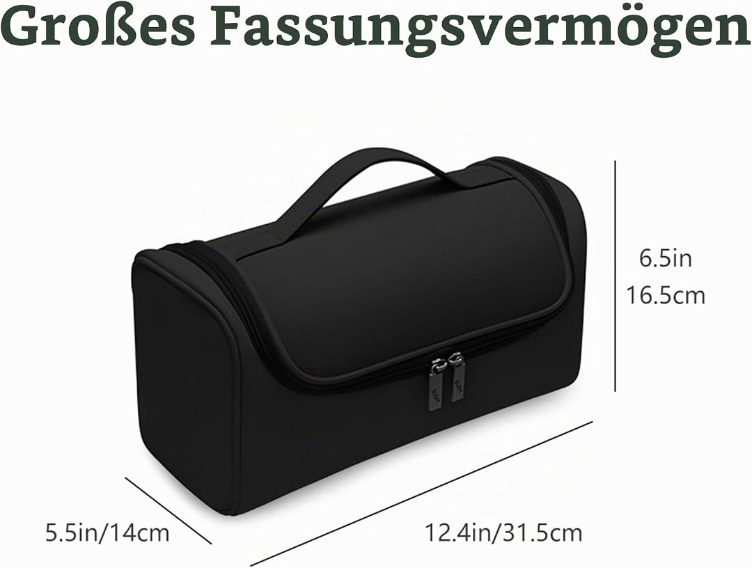 Reisetasche für Haartrockner, Tragbare Aufbewahrungstasche für Haartrockner mit Aufhängehaken, Wasse