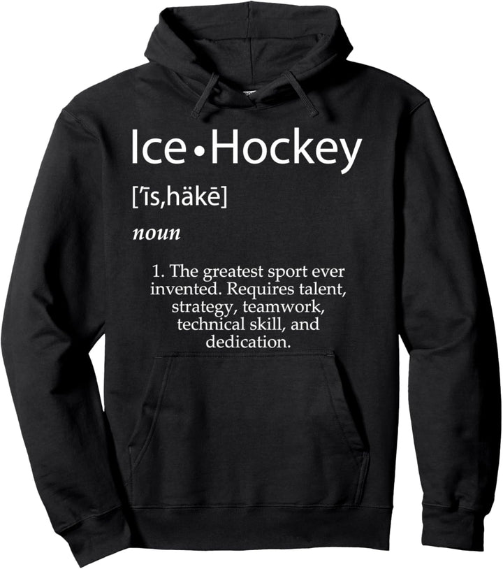 Eishockey Definition Cool School Hockey Team Uniform Hockey Pullover Hoodie