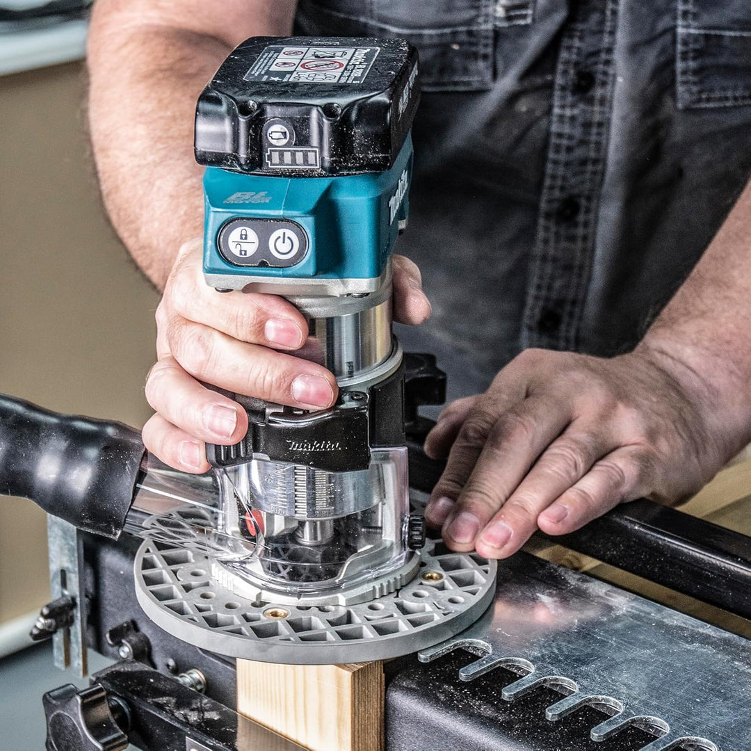 Trend Universal Trim Frästisch-Einsatzplatte, 150mm, Erweiterte Kompatibilität für 8mm Kantenfräsen,
