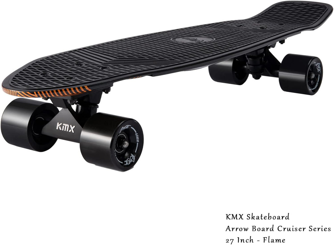 KMX 55,9 cm Mini Cruiser Skateboard für Jungen Mädchen und Jugendliche, komplettes Anfänger-Skateboa