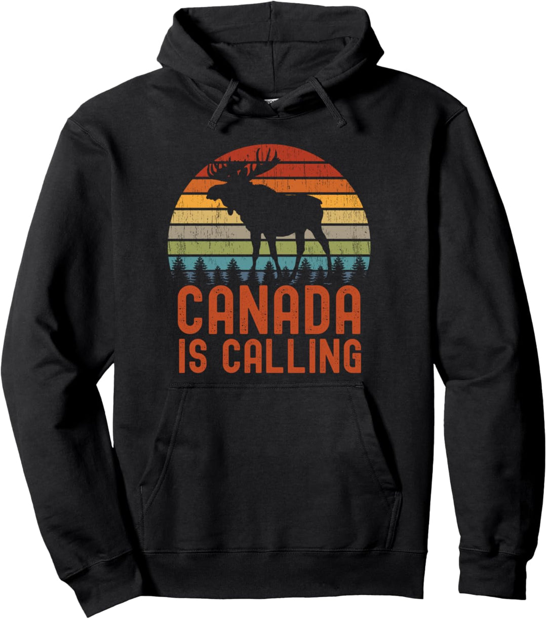 Canada is Calling - Urlaub in Kanada | Auswanderer Pullover Hoodie