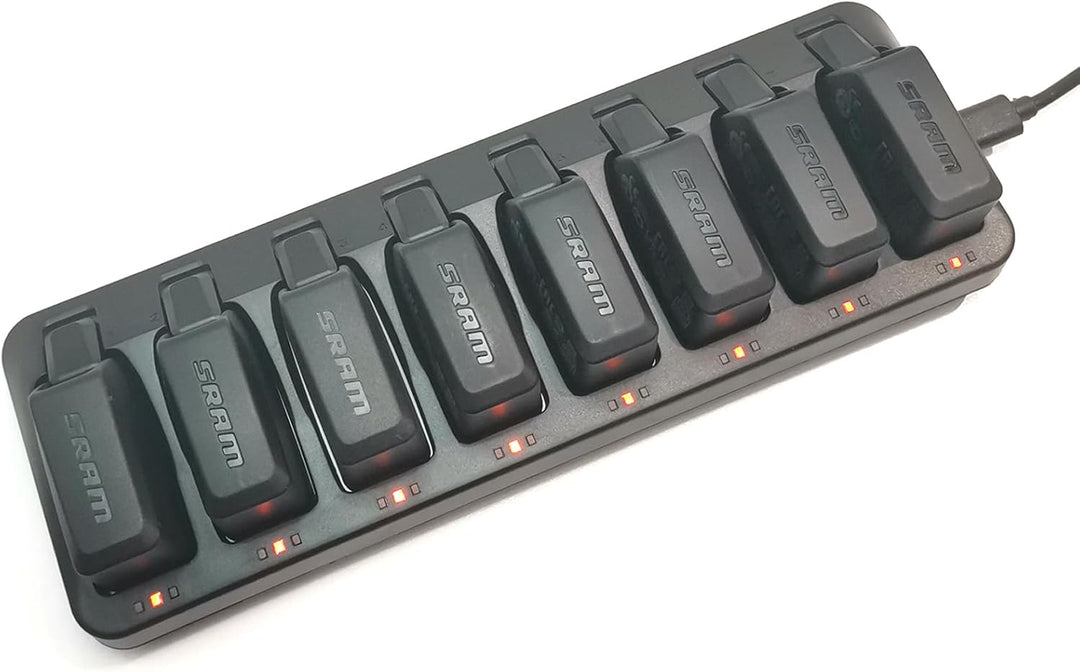 BININIU Akku Ladegerät für SRAM Red eTap AXS Akku/Batterie[ohne Akku] Standard-Typ 8 Port, Standard-