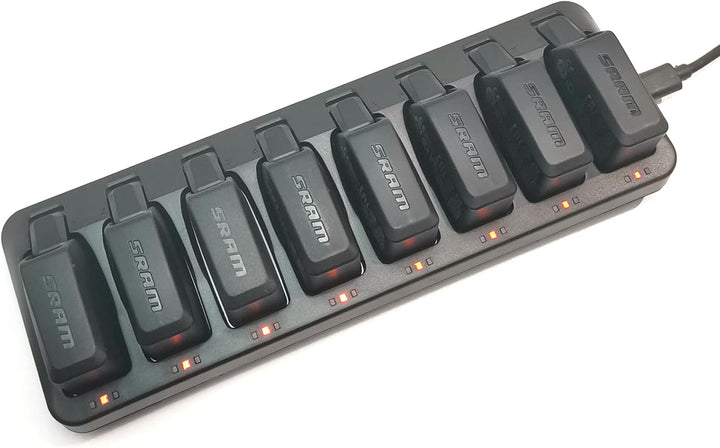 BININIU Akku Ladegerät für SRAM Red eTap AXS Akku/Batterie[ohne Akku] Standard-Typ 8 Port, Standard-