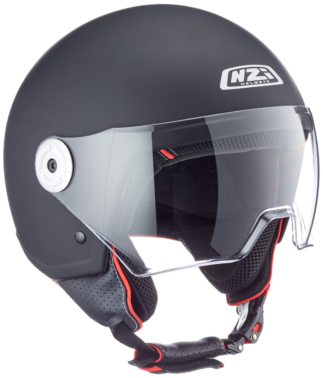 NZI Unisex-Adult Vintage 3 Helmet XL MATT BLACK, XL MATT BLACK