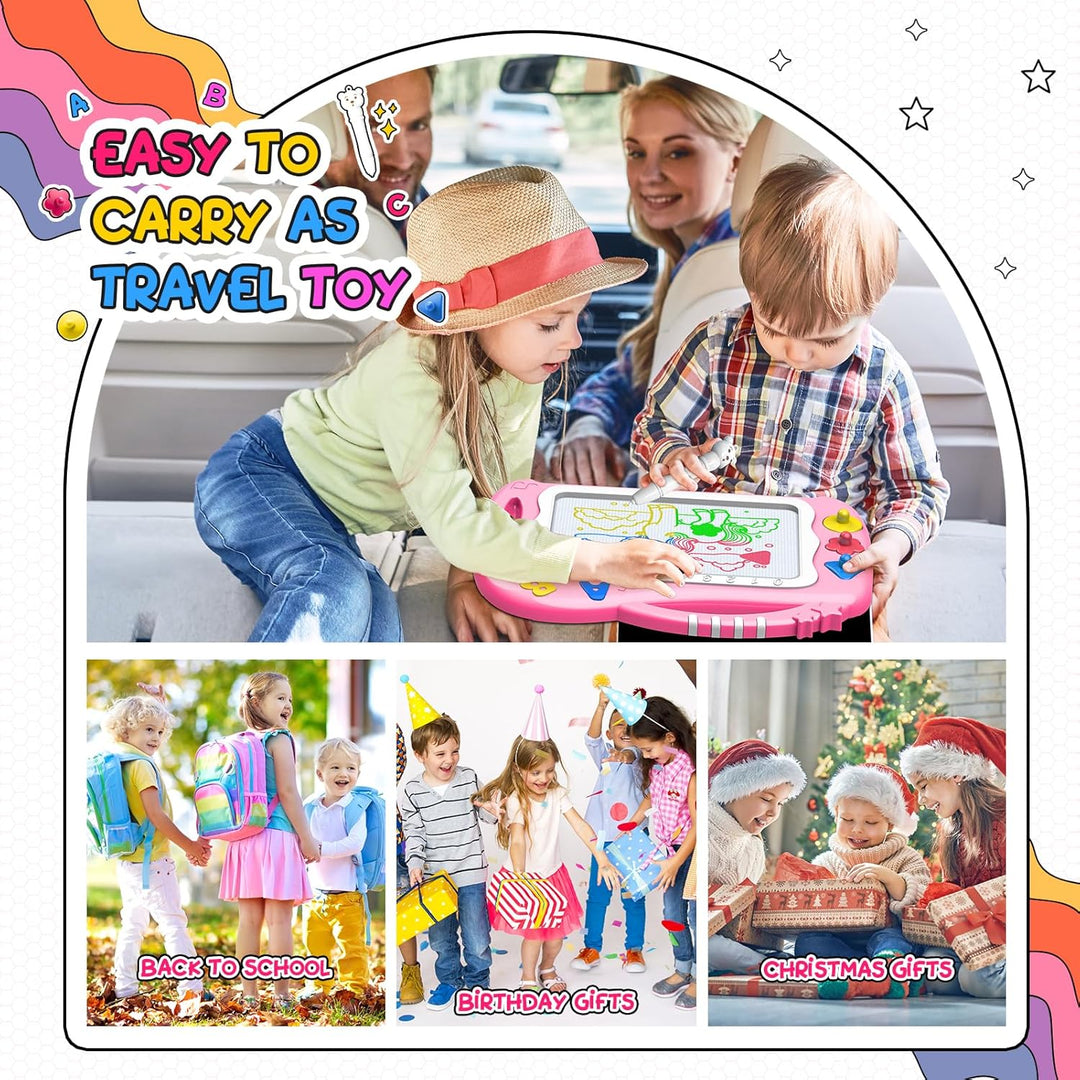 Spielzeug ab 2 3 4 Jahre Mädchen, Zaubertafel Kinder ab 2 3 Jahre Geschenk Mädchen 2 3 Jahre Zaubert