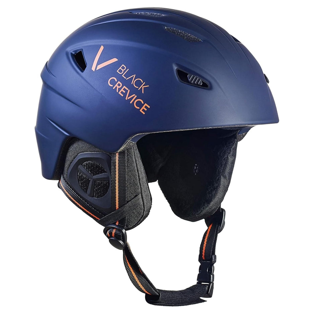 BLACK CREVICE Kinder-Skihelm Streif I Kinder Ski-Helm in sportlichem Design I stossfester Skihelm fü