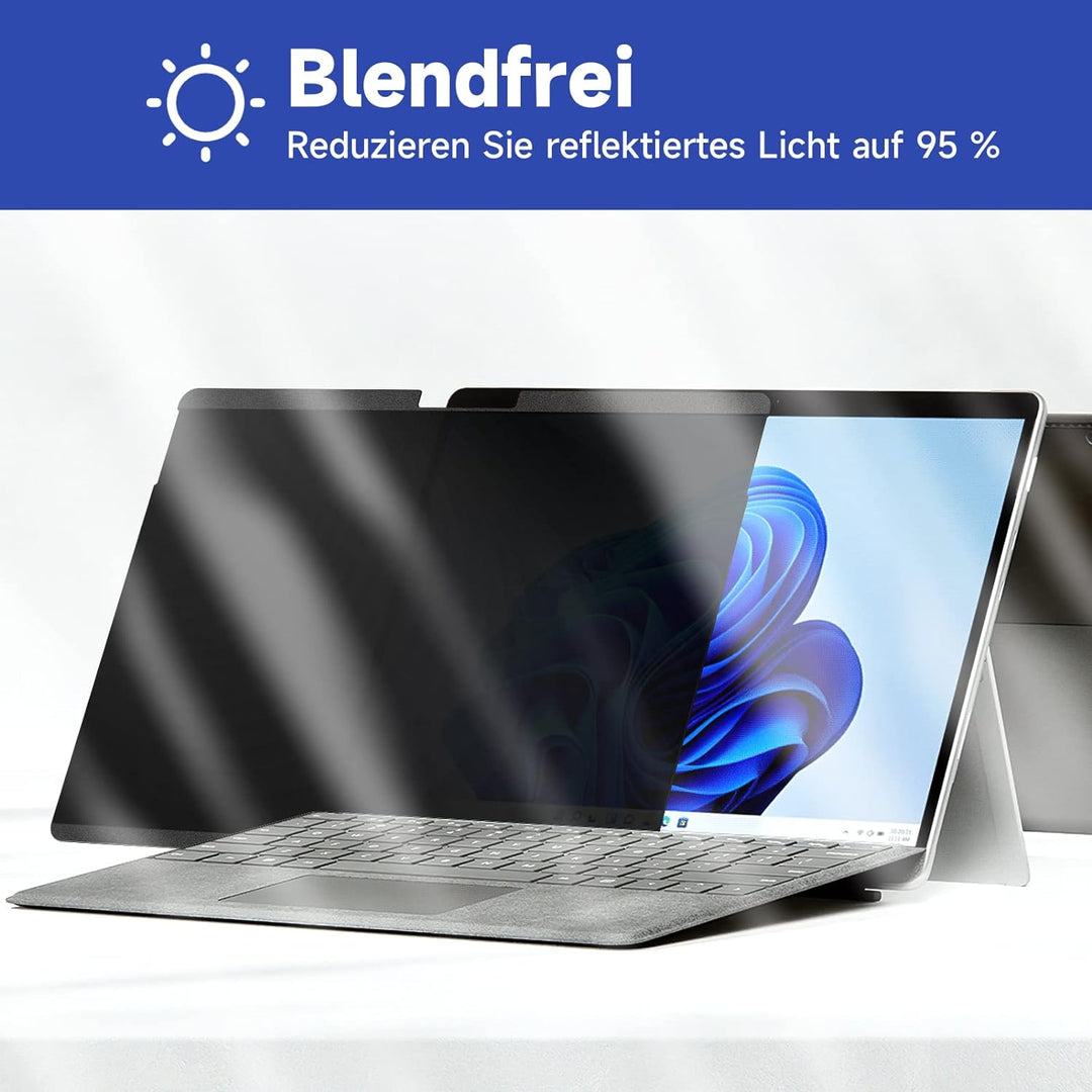 IPROKKO Magnetischer Blickschutzfilter für Microsoft Surface Pro 7 Plus/7/6/5/4/3-12,3 Zoll, Abnehmb