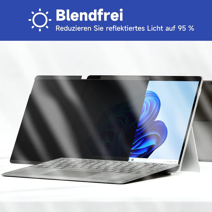 IPROKKO Magnetischer Blickschutzfilter für Microsoft Surface Pro 7 Plus/7/6/5/4/3-12,3 Zoll, Abnehmb
