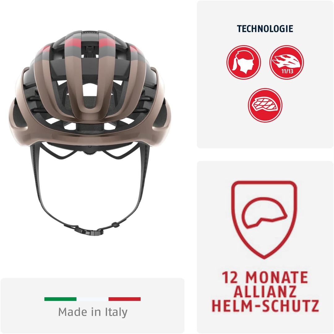 ABUS Rennradhelm AirBreaker - High-End Fahrradhelm für den professionellen Radsport - für Jugendlich