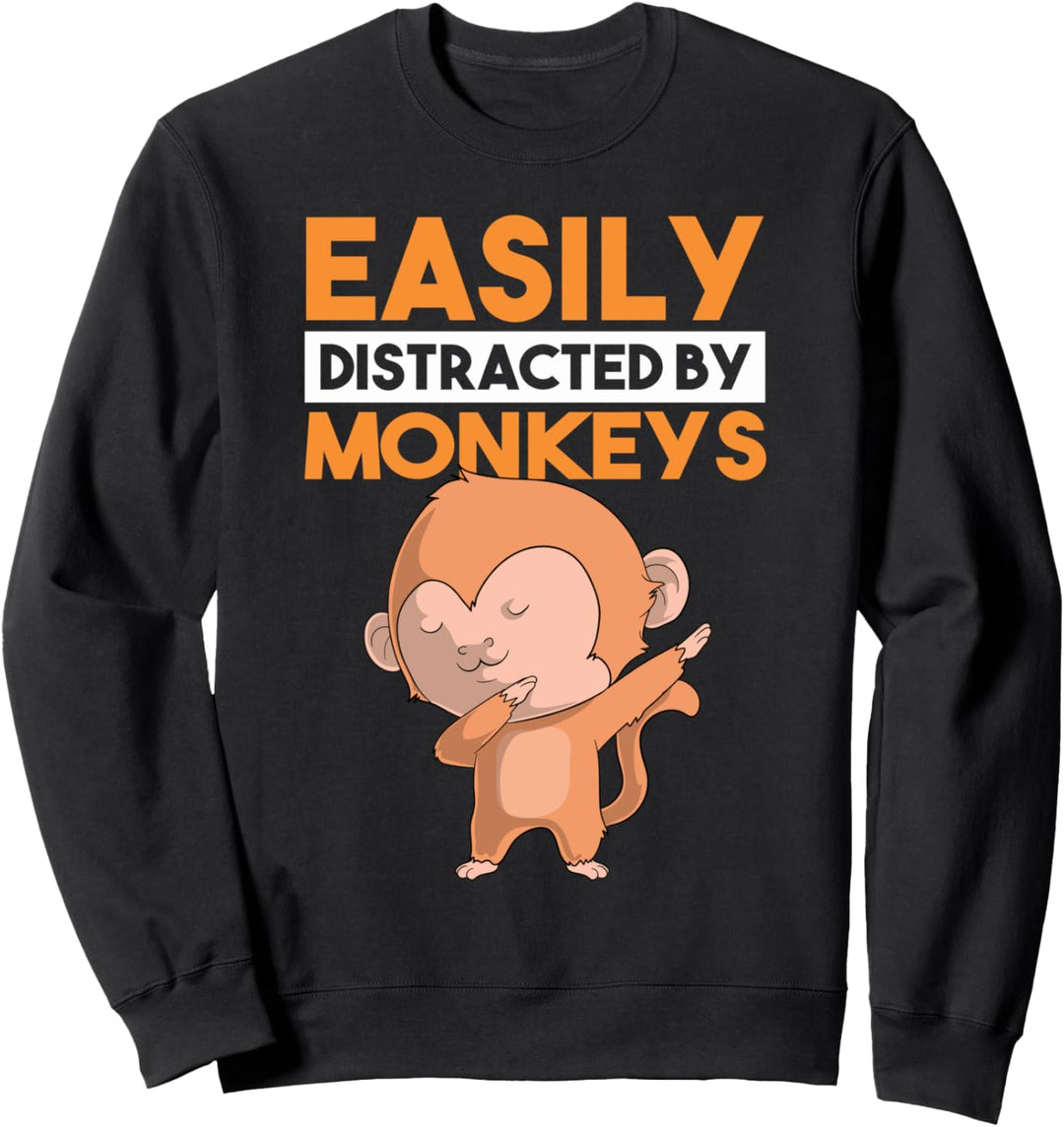 Lustiger Dabbing Dab Dance mit Affenmotiv, niedlich Sweatshirt