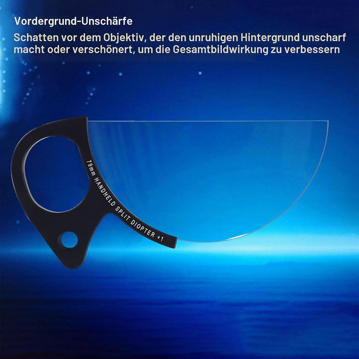 79 Mm Handheld Split Diopter Spezialeffektfilter, Optisches Glas Soft Focus Glass Prisma Kamerafilte
