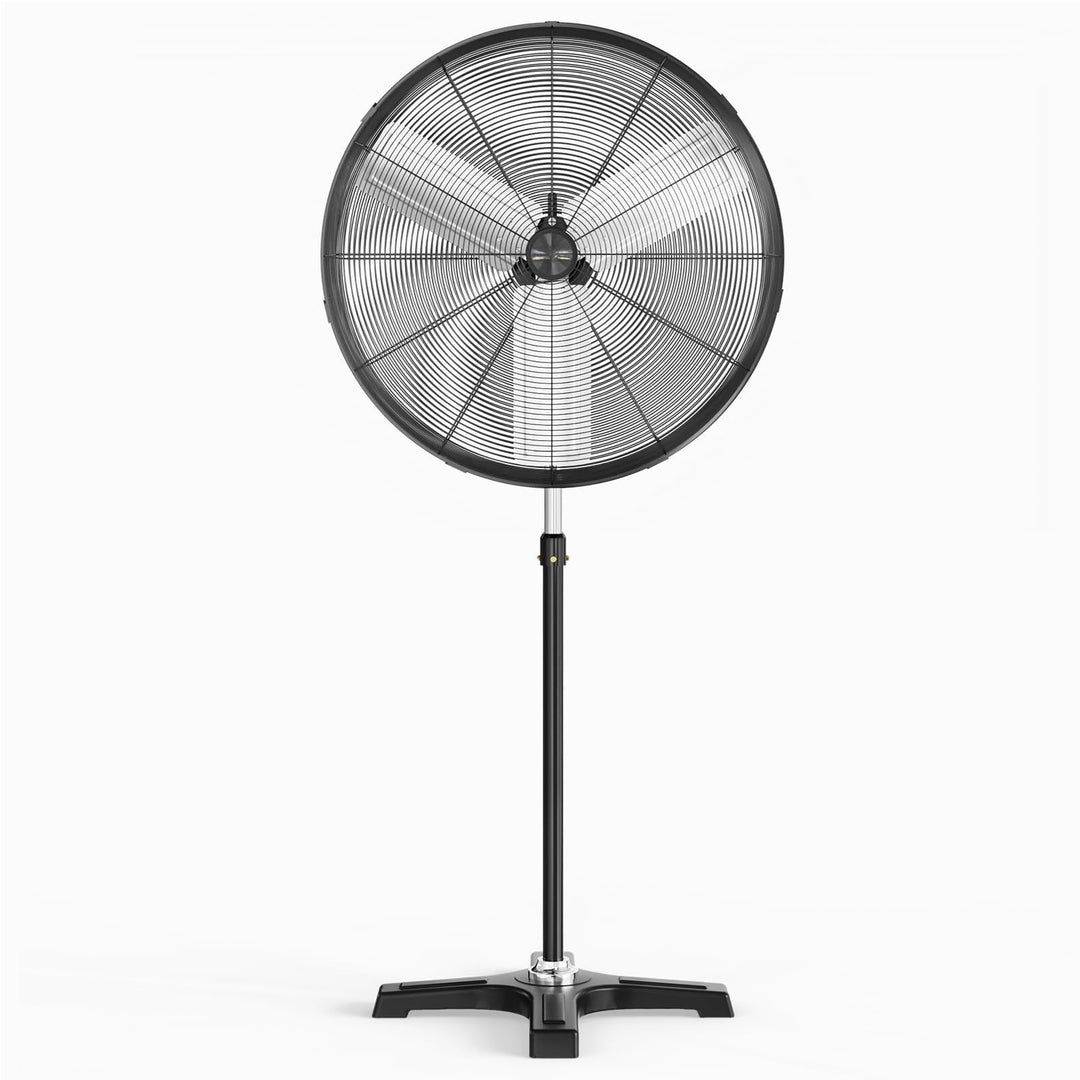 LEADZM Industrieventilator 80cm 14000m³/h 80° Oszillation | Höhenverstellbar, 3 Stufen starker Lufts