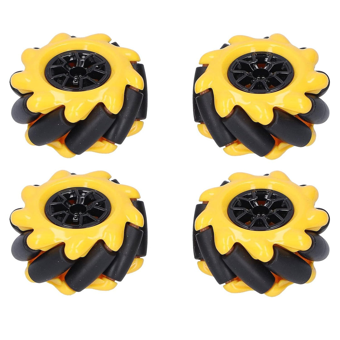 KIMISS Mecanum Wheel Smart, Teile Zubehör OmniDirectional Omnidirektionale Mecanum Roboterauto 8mm D
