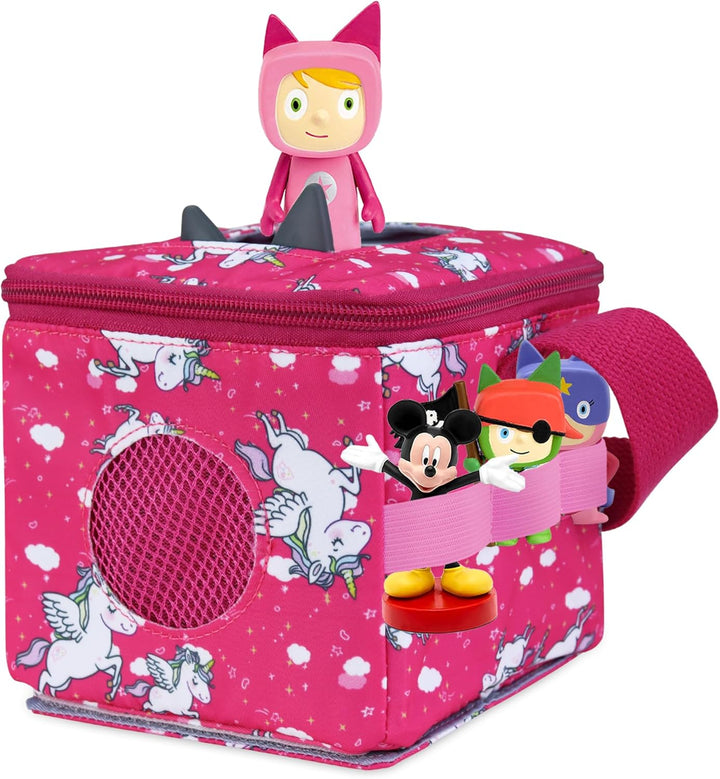 Tragetasche kompatibel mit Toniebox, Aufbewahrungsbehälter kompatibel mit Tonie Hörfiguren, Motif Ei