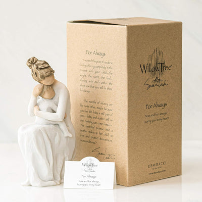 Enesco 27596 Willow Tree for Always Figurine, Resin, Mehrfarbig, 8 x 6.5 x 17.5 cm 6.5 Zoll, 6.5 Zol