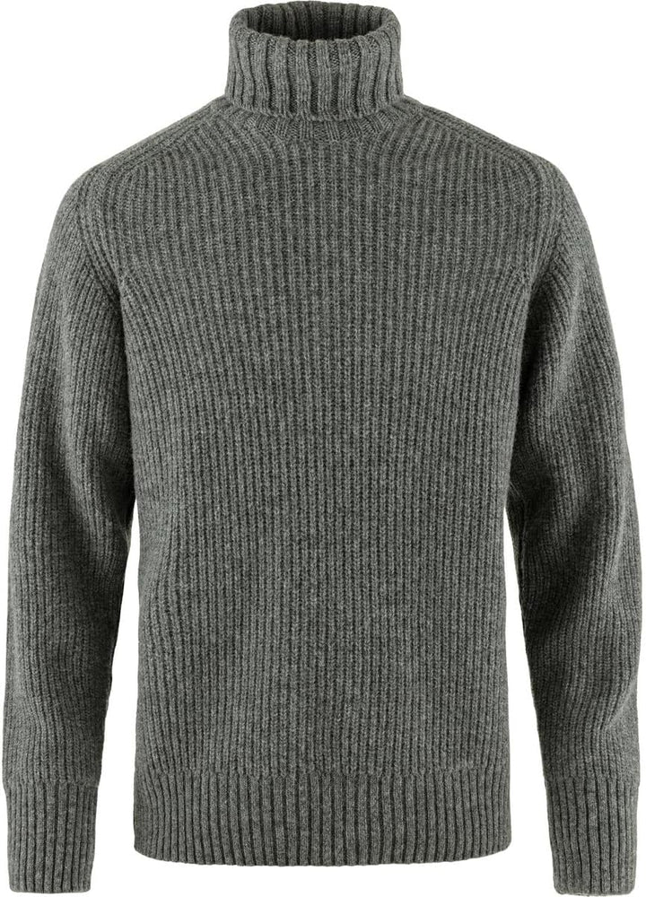 Fjallraven Herren Övik Roller Neck Sweater M Sweatshirt S Grau-melange, S Grau-melange