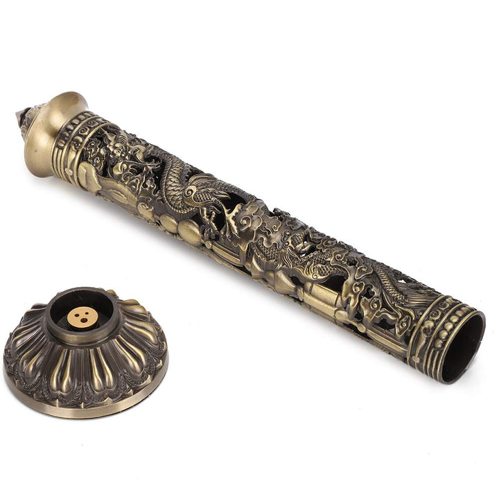 Sxhlseller Vertikaler Weihrauchbrenner, Weihrauchbrenner Tone Dragon Phoenix Relief Einfach Schön fü