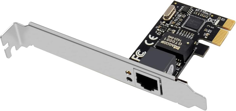 DriverGenius 1-Port Dual Profile PCI Express PCIe Gigabit Network Server Adapter NIC Card - PCIe NIC