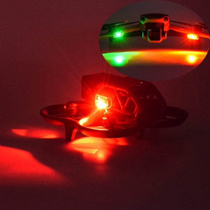 Drone Strobe Light Blinklicht Antikollisions-LED Aufladbar für alle Drohnen Nachtflug Antikollisions