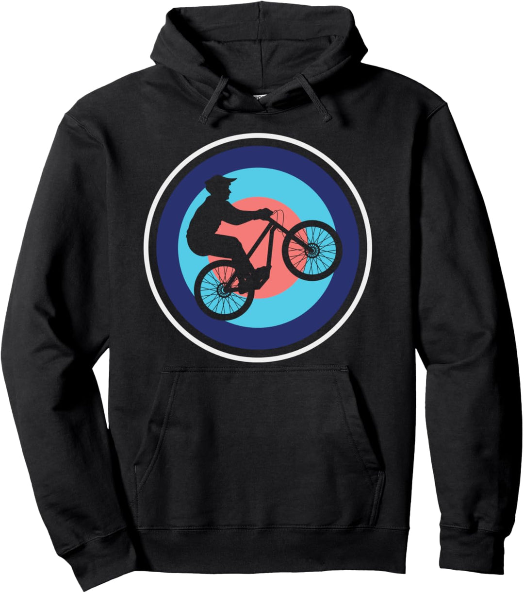 Mountainbike Geschenke Mountainbike Grafik Pullover Hoodie