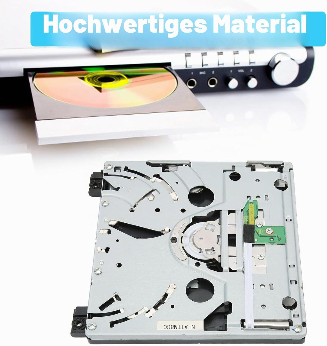 Original DVD-Laufwerk-Ersatz für Wii D2A D2C D2E D2 D2D-Spielkonsole Plug-and-Play-Einheit, für Wii-