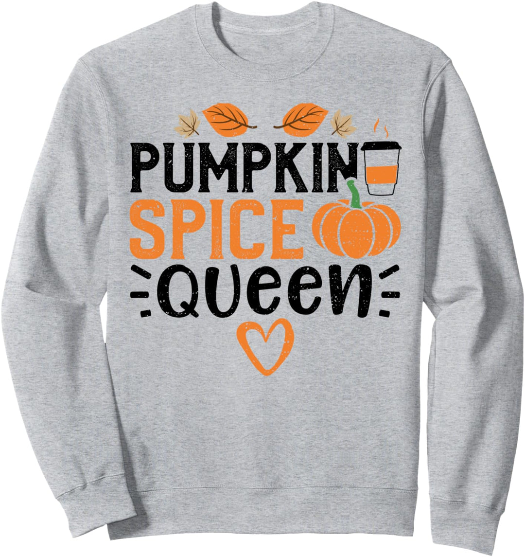 Kürbis: Pumpkin Spice Queen - Kürbis Sweatshirt