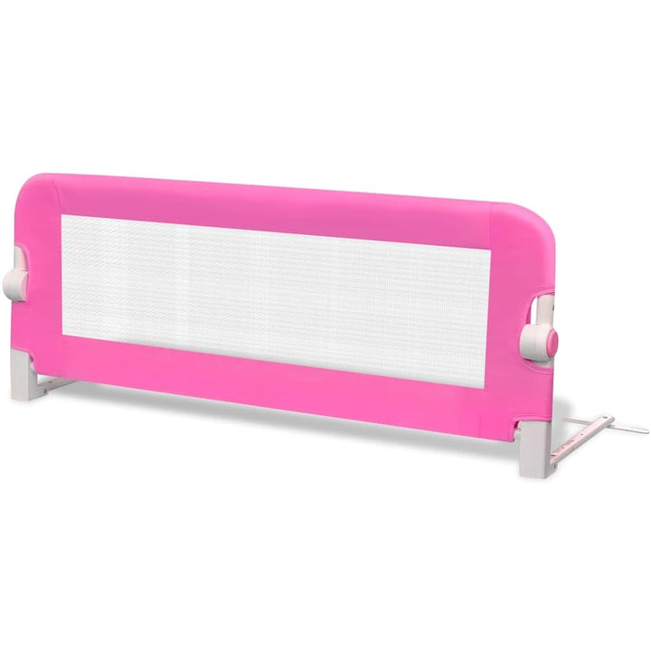vidaXL Bettschutzgitter 102cm Kinderbettgitter Bettgitter Gitter Kinderbett 102 x 42 cm Rosa 102x42