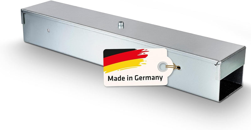 GARDIGO® Rattenköderbox aus Metall | Köderbox für Rattenköder Rattengift | Hergestellt in sozialer E