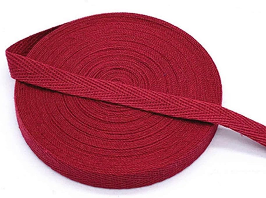 Baumwoll Gurtband 140m/28 Farben 10mm Nahtband Köperband Schrägband,28 Farben,Jede Farbe ist 5 Meter