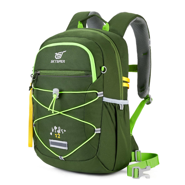 SKYSPER KIDS 12 Kinderrucksack Jungen & Mädchen für 3-8 Jährige, komfortabler Wanderrucksack Kinder