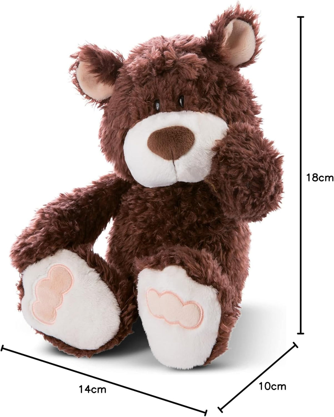 NICI Kuscheltier Bär 35 cm – Nachhaltiges Plüschtier für Mädchen, Jungen & Babys – Flauschiges Stoff