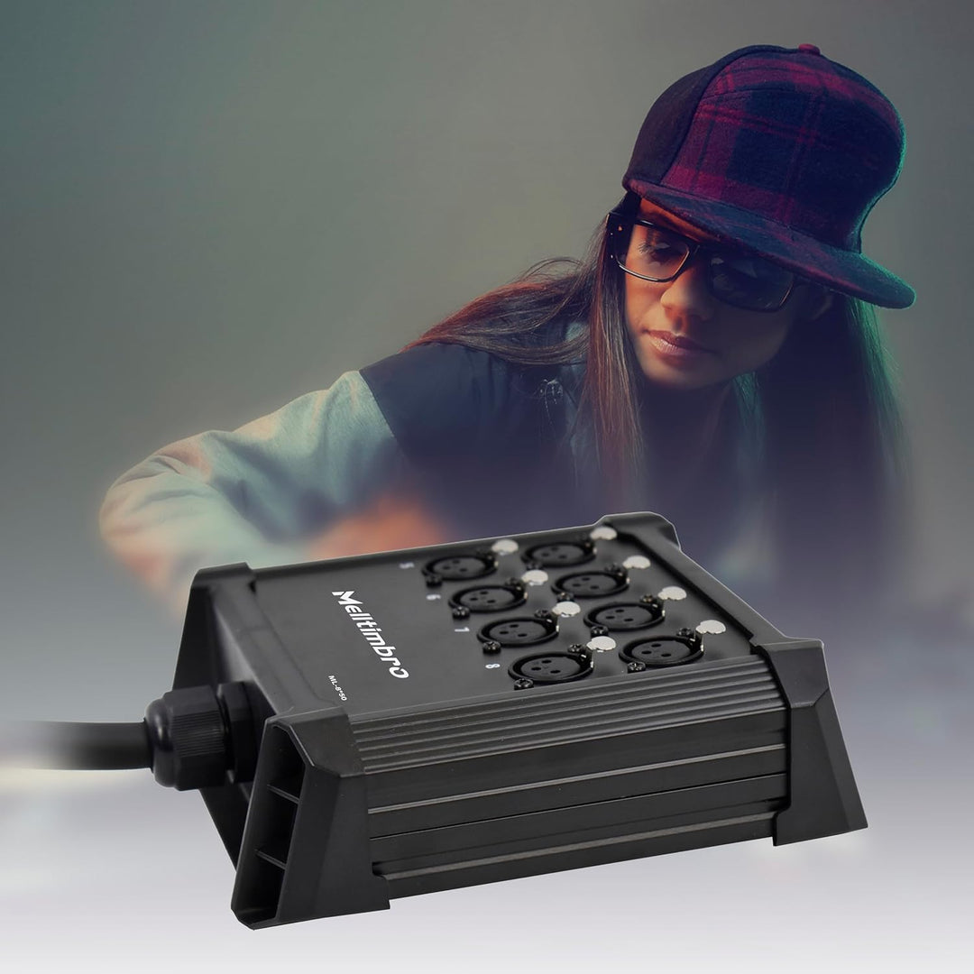 Lautsprecher Flachbau-XLR-Sende-Leiterplatten-Snake-Kabel, kompakte XLR-Box-Snake für Live, Aufnahme