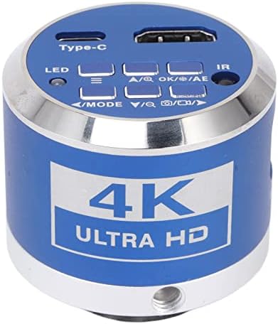 Mikroskopkamera, 4K 1080P HDMI Industrielle Elektronische Digitale Videomikroskopkamera mit Fernbedi