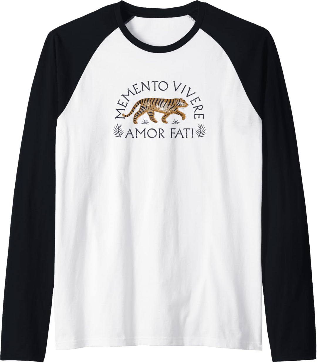 Stoisches Zitat | Amor Fati | Gebrannte Orange Raglan