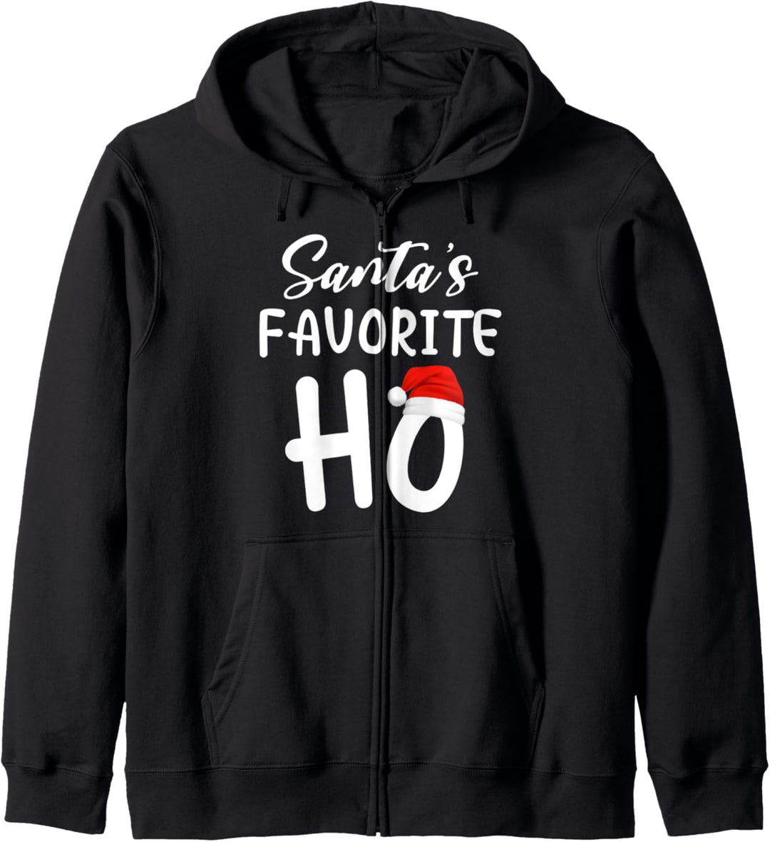Weihnachten Santa's Favorit Ho Funny Xmas Kapuzenjacke