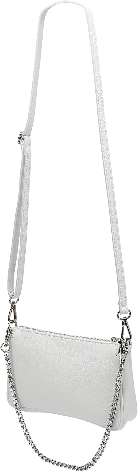 SH Leder Echtleder Schultertasche Umhängetasche Handtaschen Clutch kleine Tasche Abendtasche 23x13cm